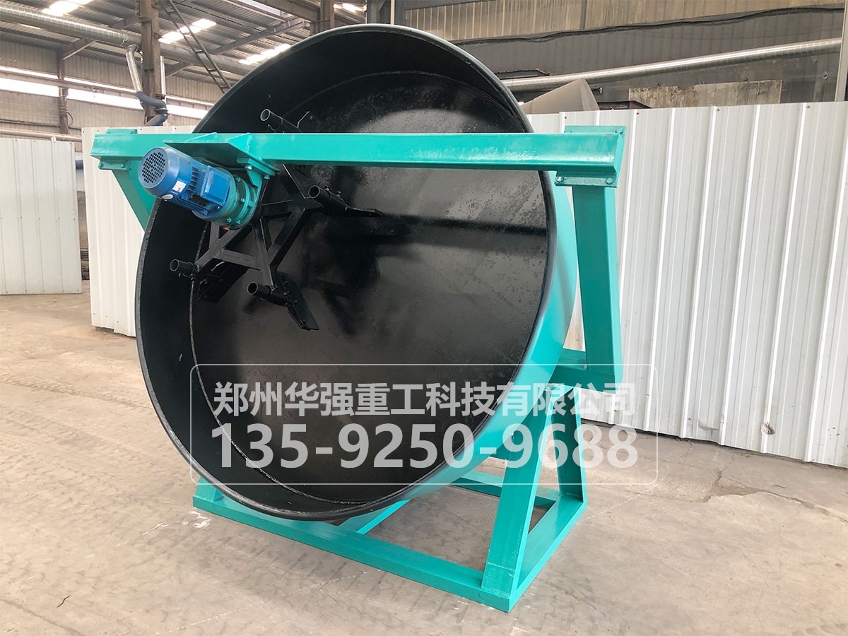 圓盤造粒生產(chǎn)有機肥工藝流程圖