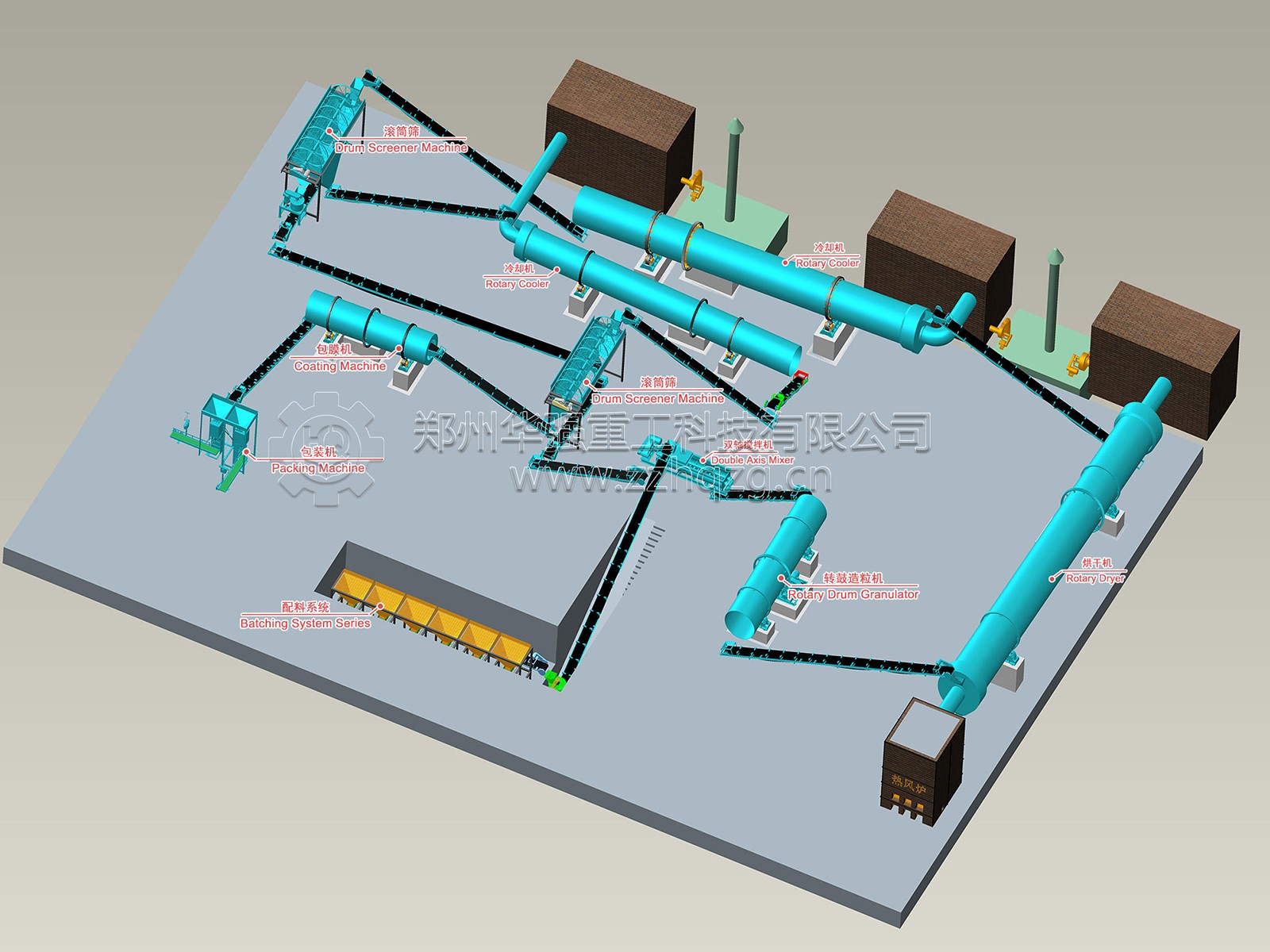有機肥料設(shè)備生產(chǎn)線